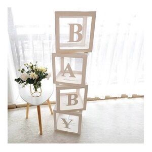 White BABY Decorative Blocks
